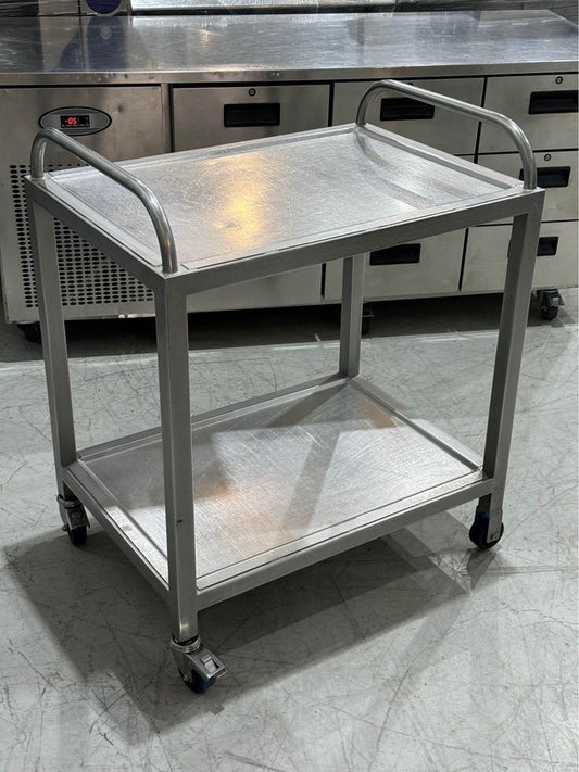 Commercial Quality Solid Stainless Steel Food Trolley