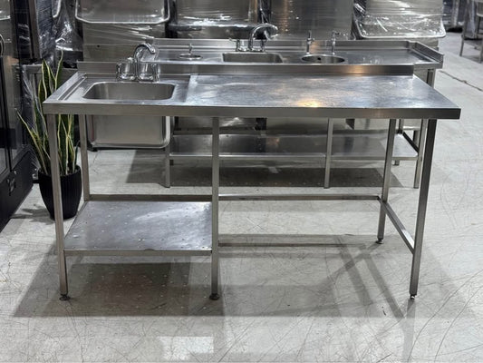 Quality Stainless Steel Commercial Sink with Taps