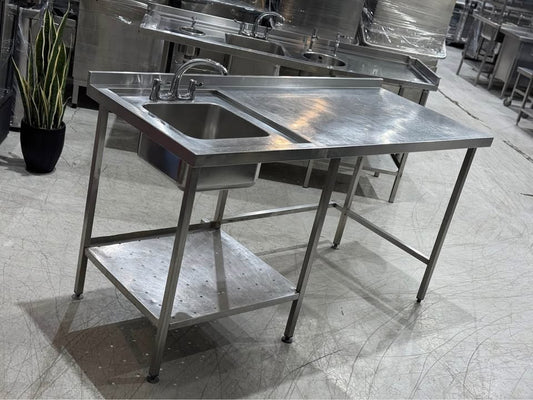 Quality Stainless Steel Commercial Sink with Taps