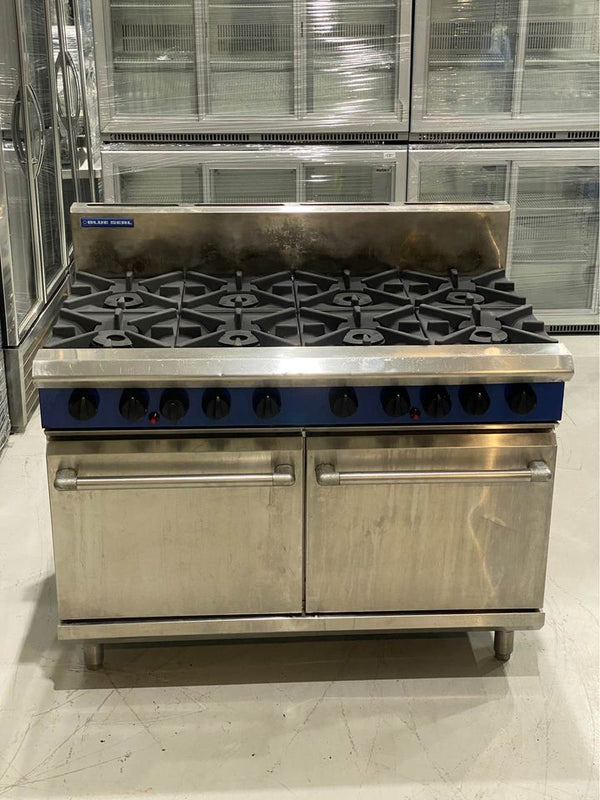 Blue Seal 8 Burners Evolution Series with Double Static Oven (Natural Gas) - Boiling Tops & Hobs