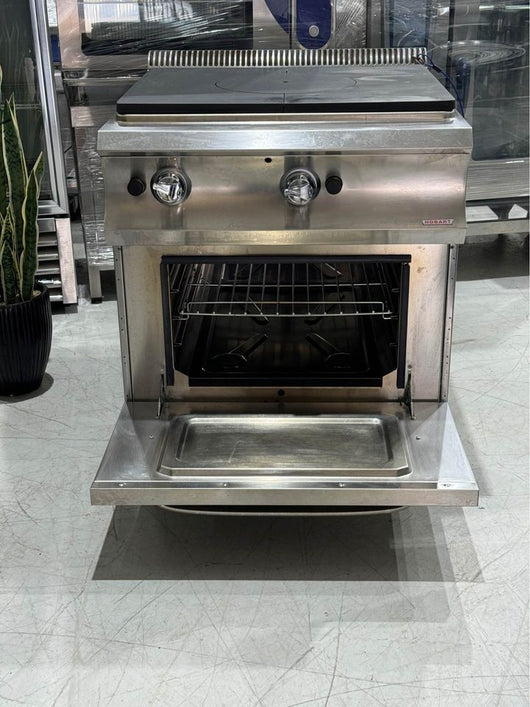 Hobart Solid Top Oven Range (Natural Gas) - Cooking