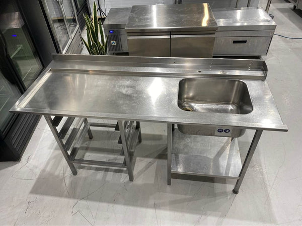 Upgrade Your Kitchen with Premium Stainless Steel Single Sinks - Ideal for Restaurant and Takeaway Business - Sink Units with 1 & 2 bowls